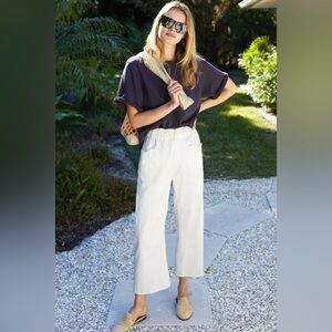 Emerson Fry Babas Pant - Ivory Small Heart Pockets